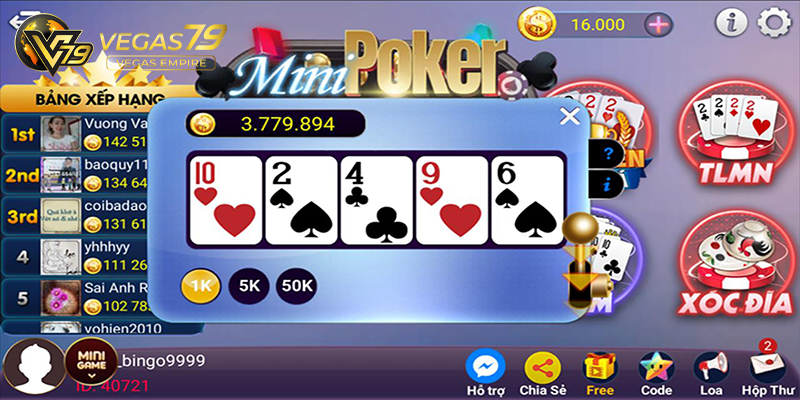 Game Bài Vegas79 - Cơ Hội Đổi Đời Bên Bàn Cược!