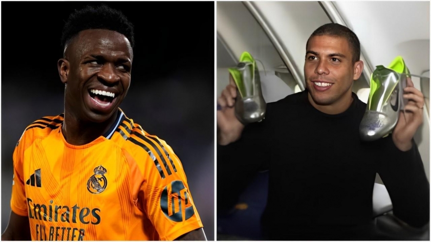 Vinicius nhận món quà tinh thần từ Ronaldo 'béo' 561685