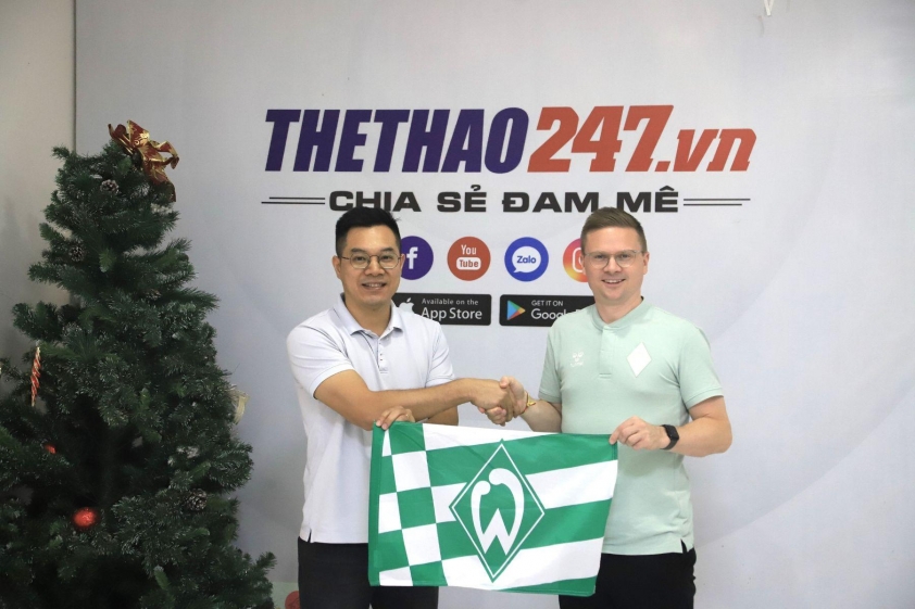 Thể Thao 247 và CLB Werder Bremen tiến tới thỏa thuận hợp tác truyền thông 558677