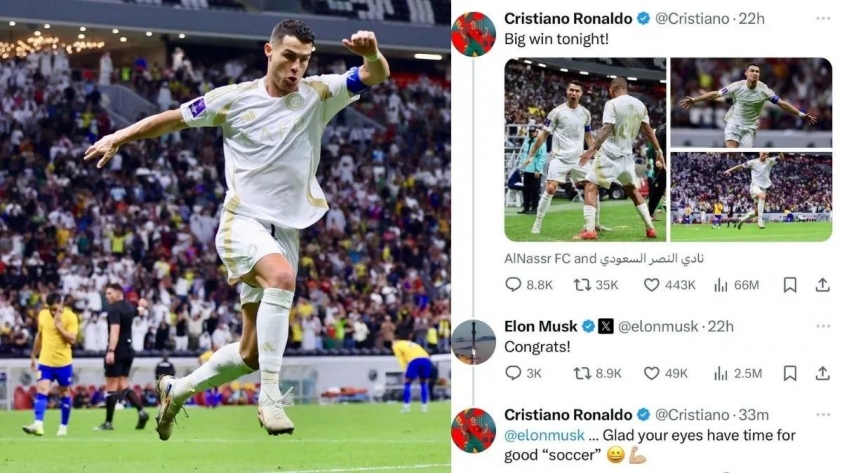 Ronaldo có câu trả lời với Elon Musk 562173