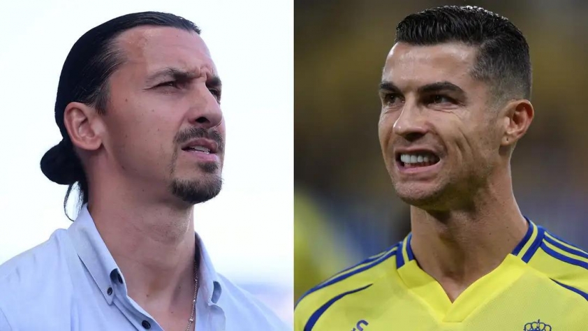 Ibrahimovic phản ứng gay gắt với Ronaldo vụ nói Ligue 1 không bằng SPL 584042